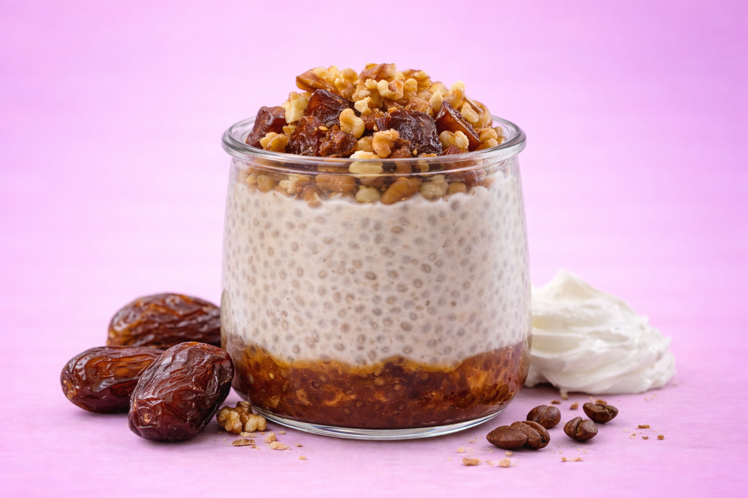 Dates Walnut in Coconut Milk